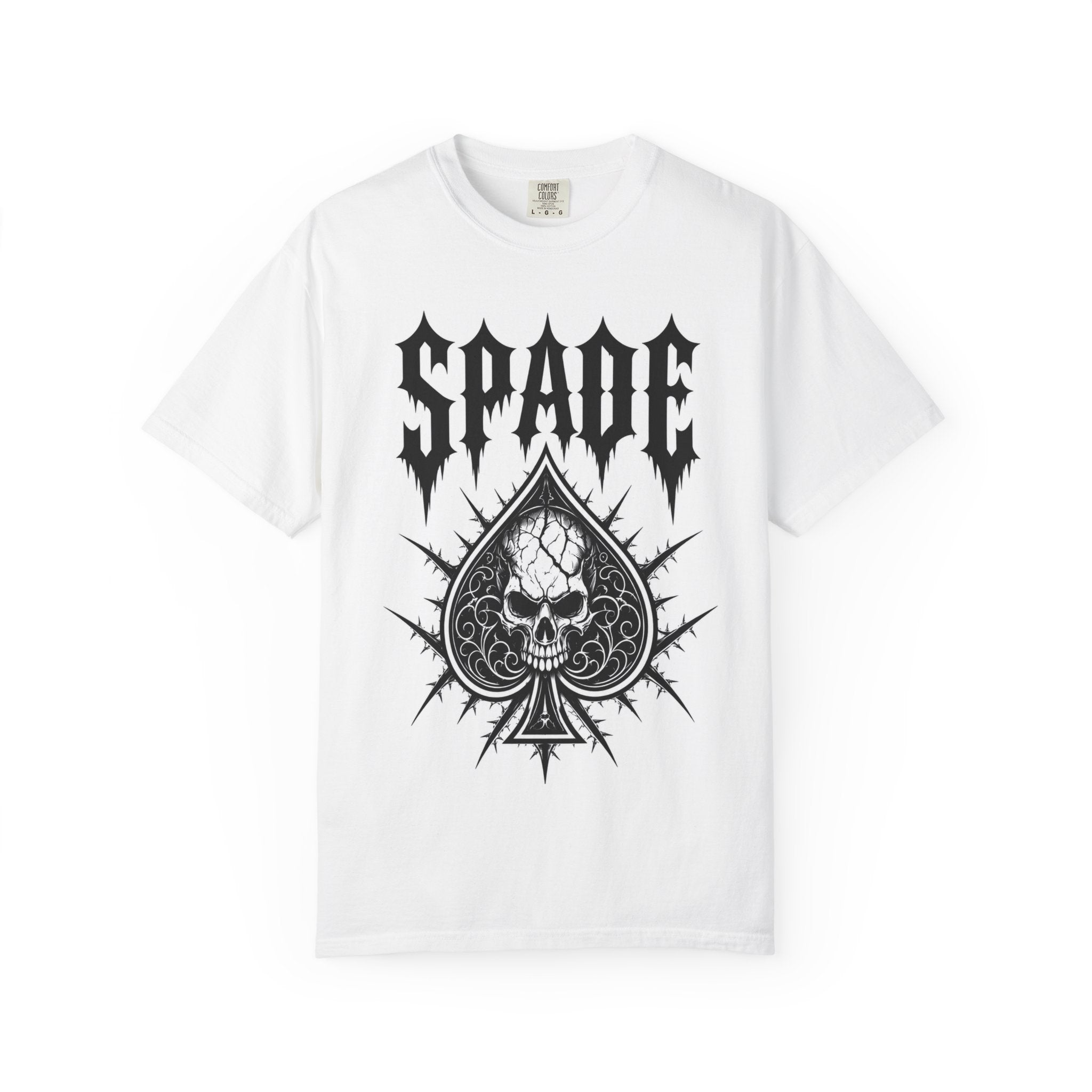 Spade Skull Tee — Gothic Ace of Spades Graphic T-Shirt