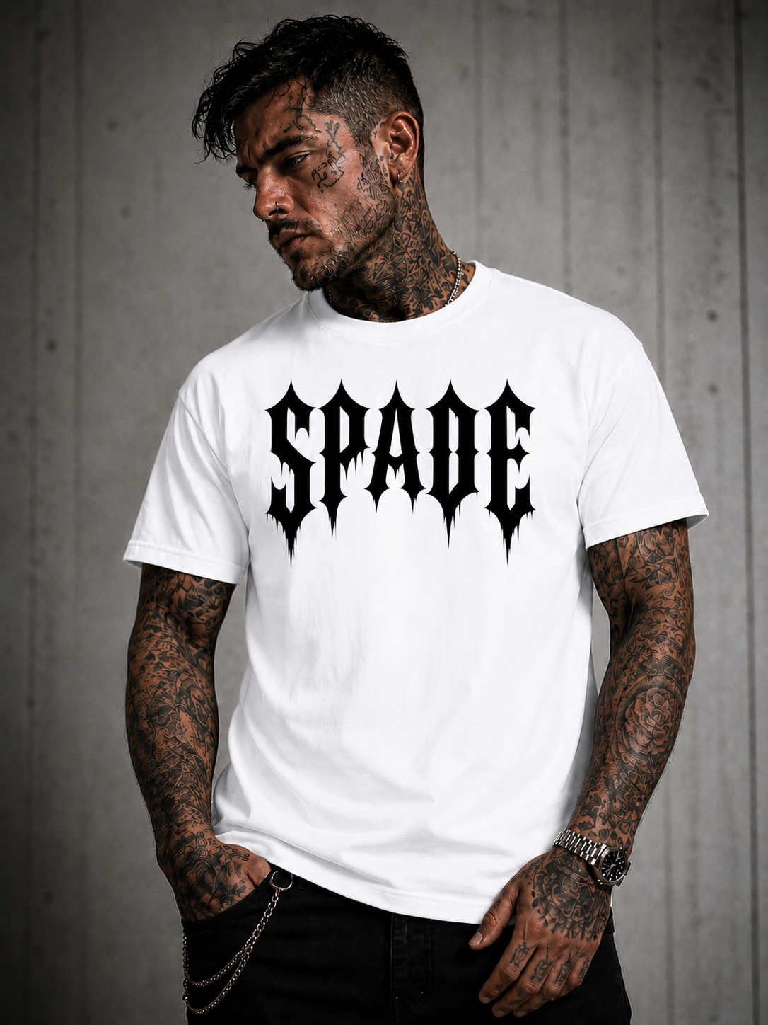 Spade Gothic Logo T‑Shirt