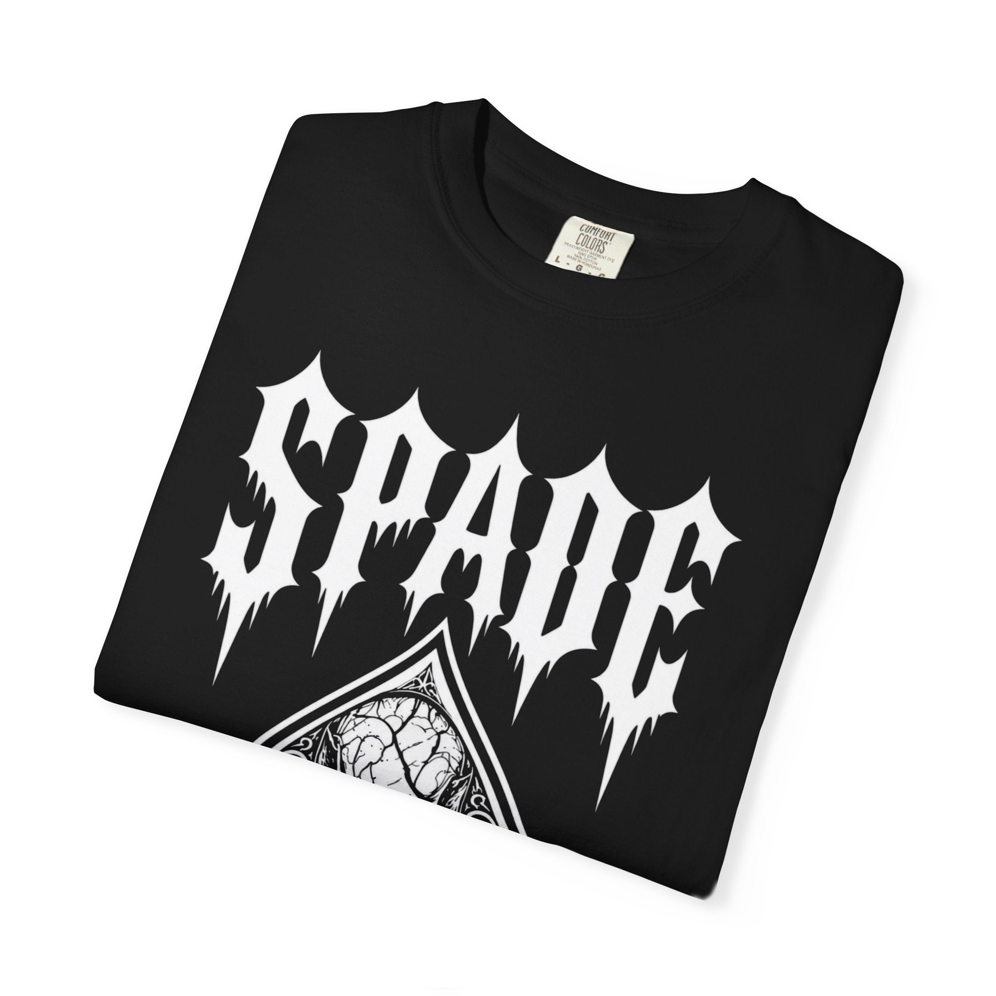 Spade Skull Graphic T-Shirt — Gothic Ace of Spades Tee