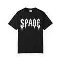 Spade Gothic Band Tee — Black Graphic T-Shirt