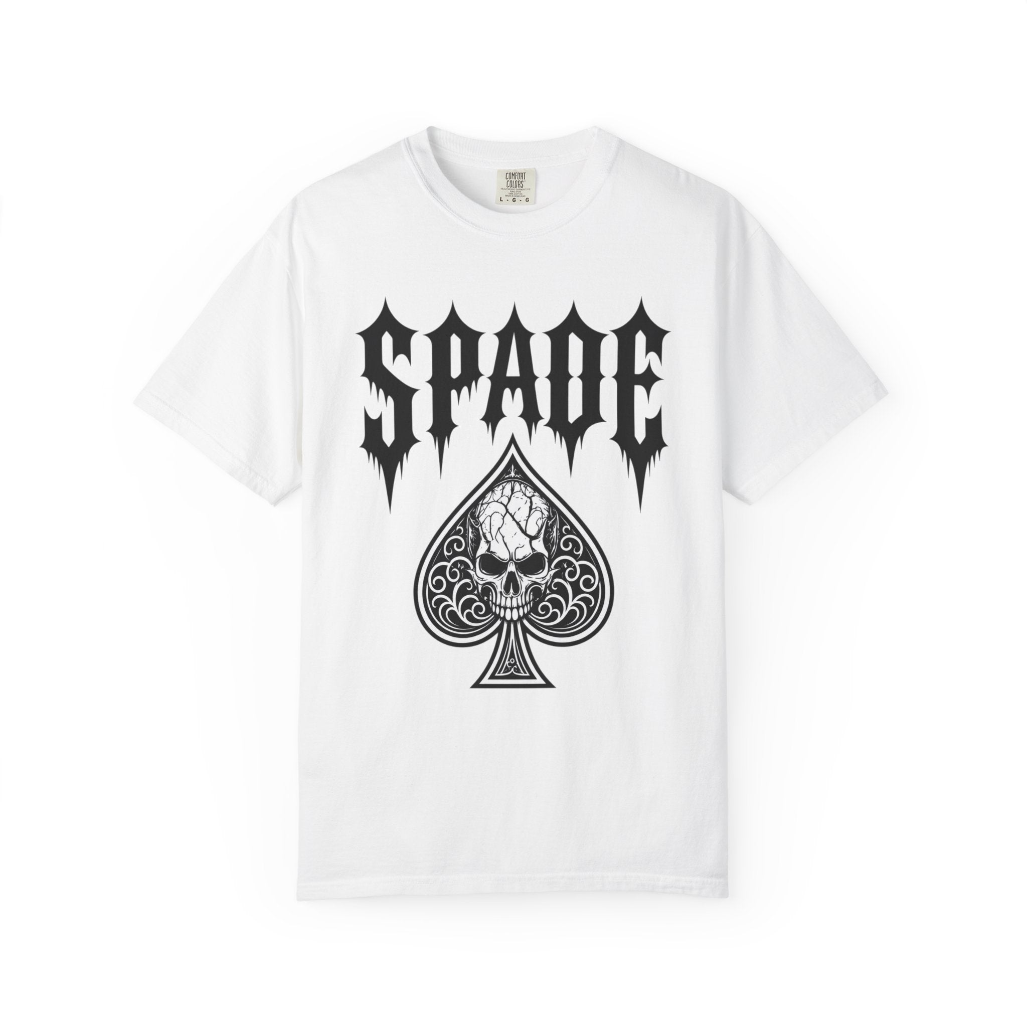 Spade Skull Graphic T-Shirt