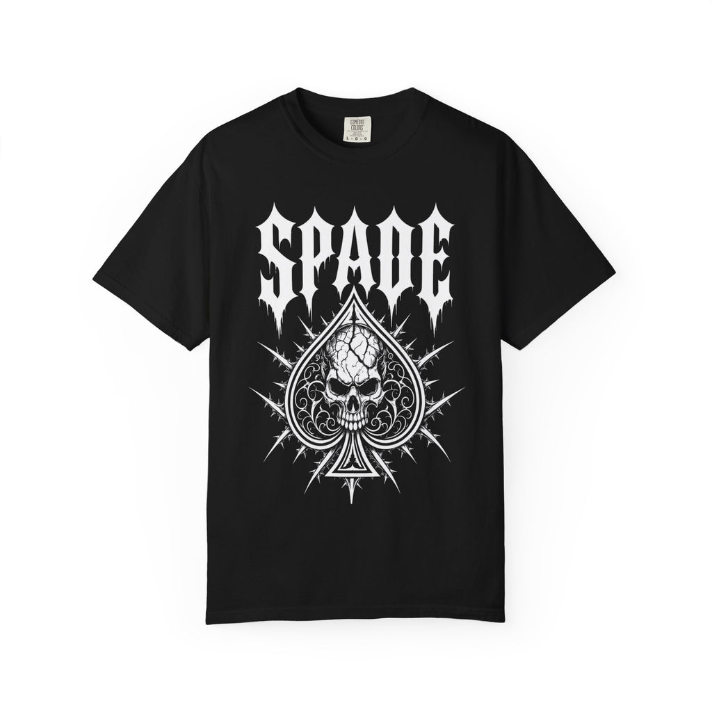 Spade Skull T-Shirt — Gothic Ace of Spades Graphic Tee