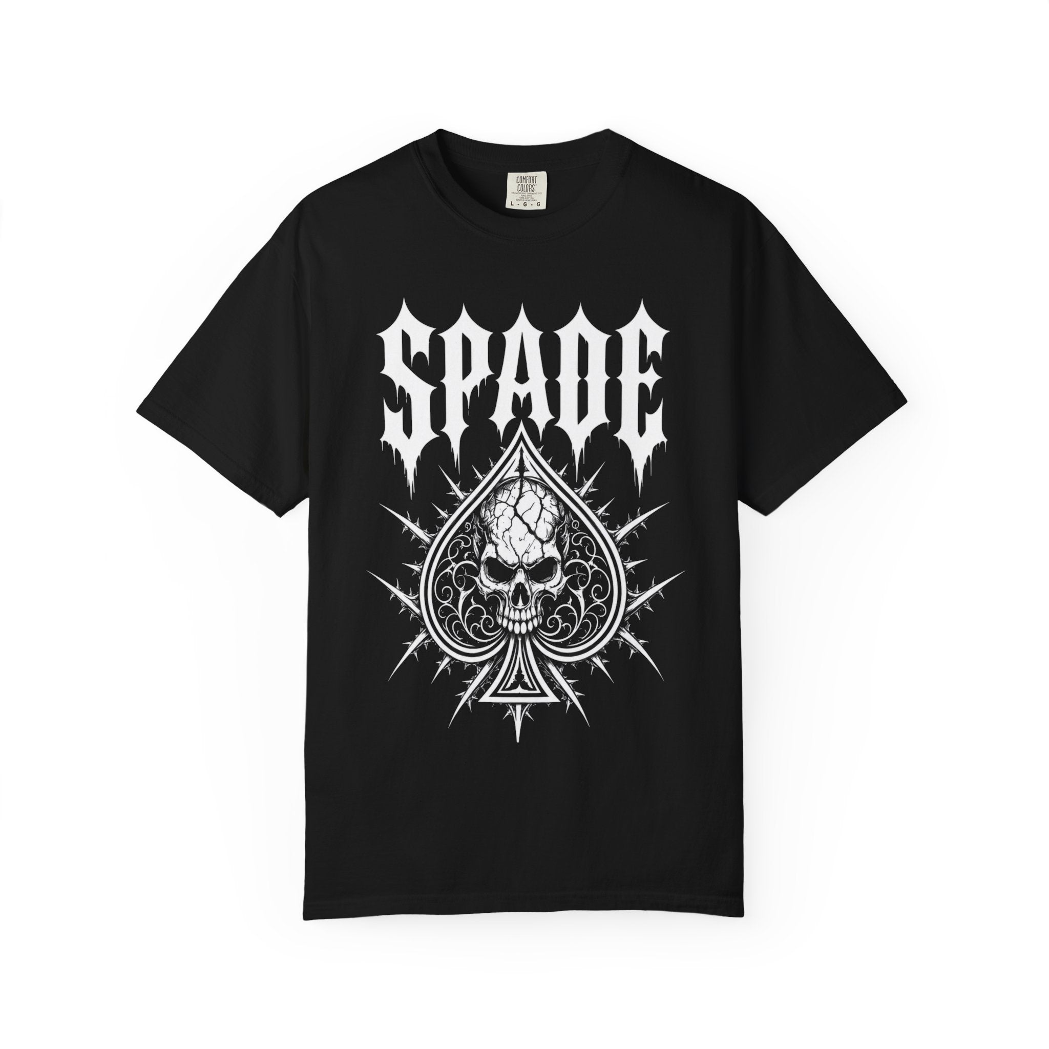 Spade Skull T-Shirt — Gothic Ace of Spades Graphic Tee